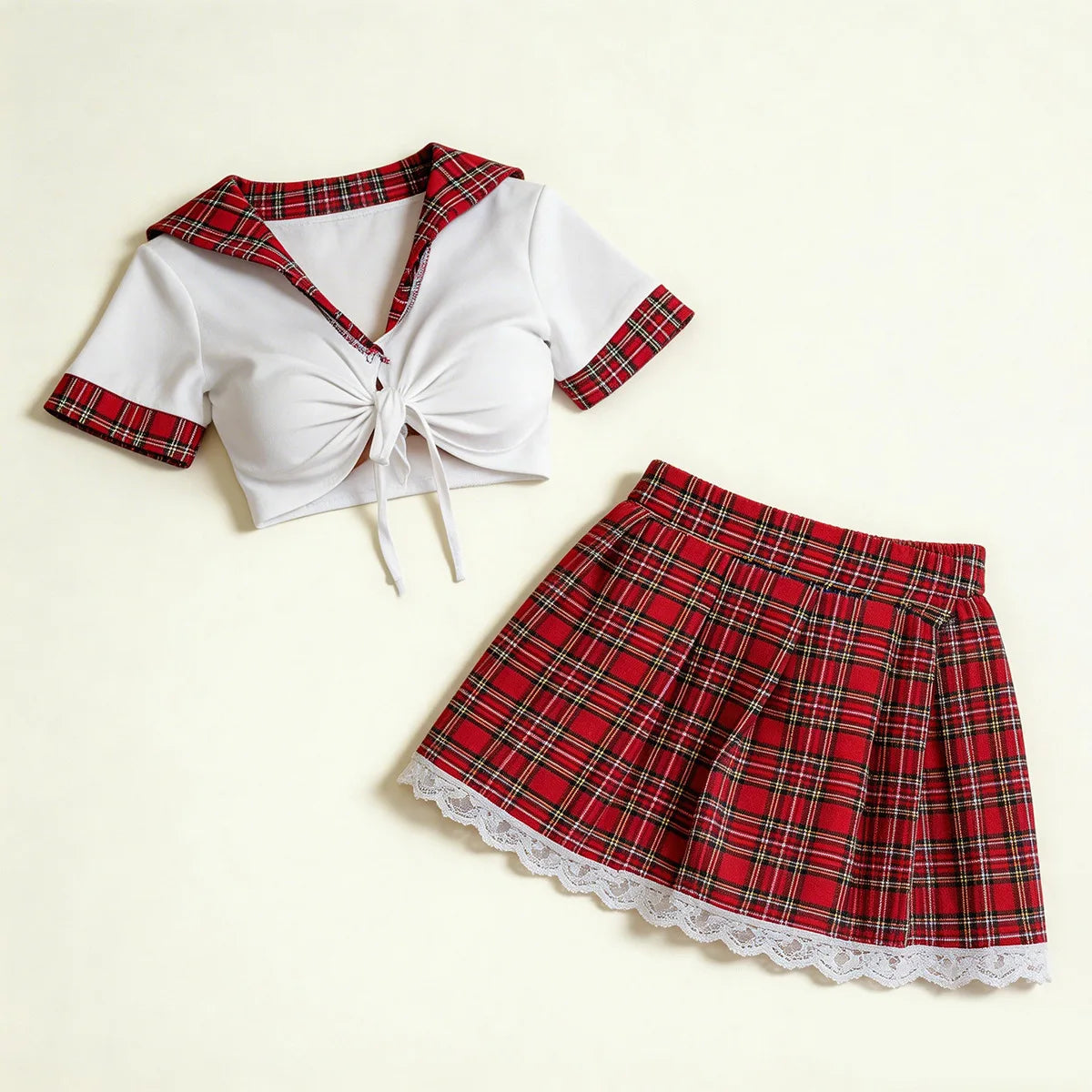 Red Sexy Lingerie Woman Porno Underwear Sexy Dress Student Cosplay Uniform Women Lingerie Erotic Underwear Babydoll Costume by All Mart Bristol Ltd
