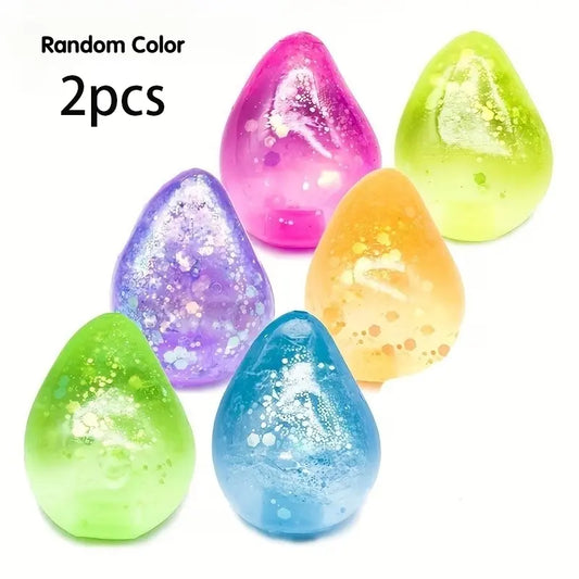2/3/6Pcs Taba Crystal Simulation Water Drop Squishy Toy, Squishy Series, Water Drop Squishy Fun, Q-Bounce Squeeze Toy, Slow-Rebound Material, Suitable for Desk Decoration and Classroom Prizes, Perfect Gift for Christmas, Valentine'S Day, Children'S Day by All Mart Bristol Ltd