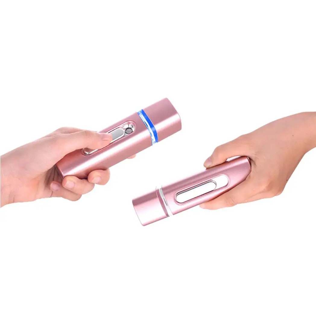 2 in 1 Portable Nano Mist Sprayer Handheld - Rose Gold by Aquarius