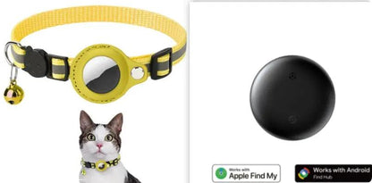 Pet Collar With Bell Airtag Reflective Collar by Dropshipman