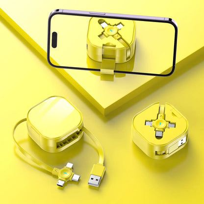 Three-in-one Bracket Telescopic Data Cable by Dropshipman