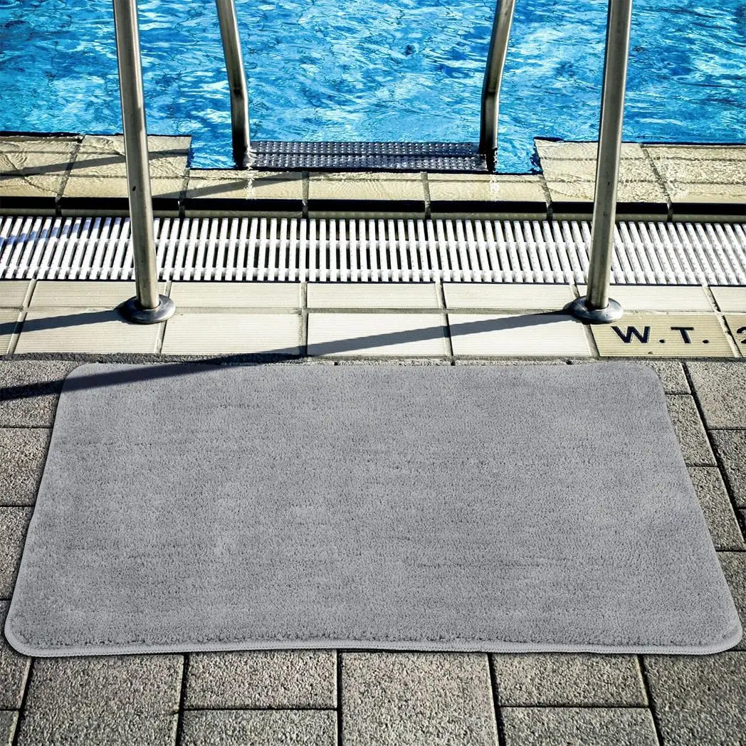 VINSANI BATH MAT 60X90cm L.GREY 1010165 by Vinsani