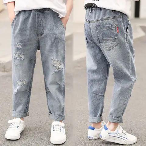 Boys' Denim Trousers Trousers Children's Clothing by Dropshipman