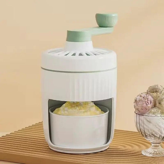 Hand-cranked Ice Shaving Machine Small Household Ice Crusher Hand-cranked Smoothie Machine Hail Ice Machine Kitchen Gadgets by Dropshipman