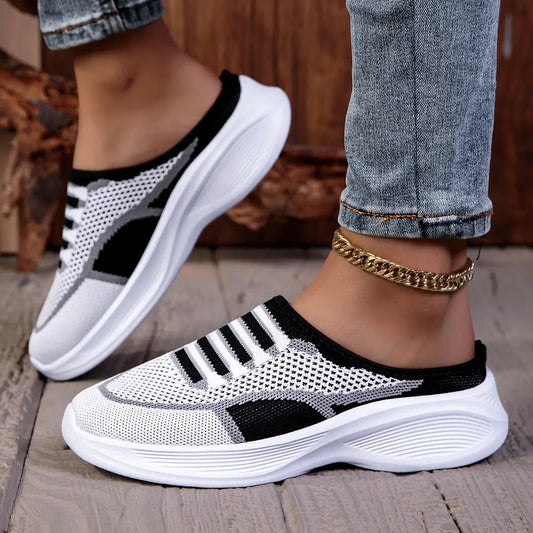 Flyknit Casual Slip-On Mesh Womens Shoes by Dropshipman