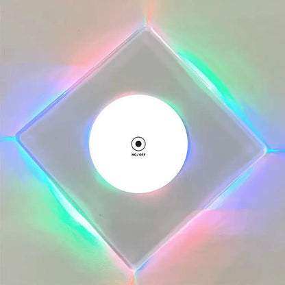 LED Glow Coaster Acrylic Crystal Emitting Luminous Bar Cocktail Mug Stand Light Coasters Flashing Base Tableware Decoration Pads by Dropshipman