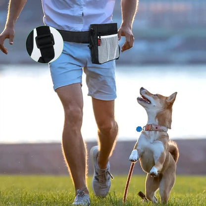 Stylish Versatile Dog Treat Pouch with 3 Wear Options & 2 Clickers - Ideal for Training with Waist Belt & Shoulder Strap by All Mart Bristol Ltd