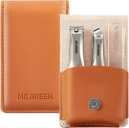 Premium 3-Piece Nail Clipper Set - Stainless Steel Nail & Slant Edge Toenail Cutter for Men and Women by All Mart Bristol Ltd