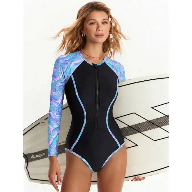 Mesh Sleeve Sexy Swimsuit Women Summer Bathing Suit Bikini Set Long Sleeve Swimwear Beach Swimming Suit For Female Купальник by All Mart Bristol Ltd