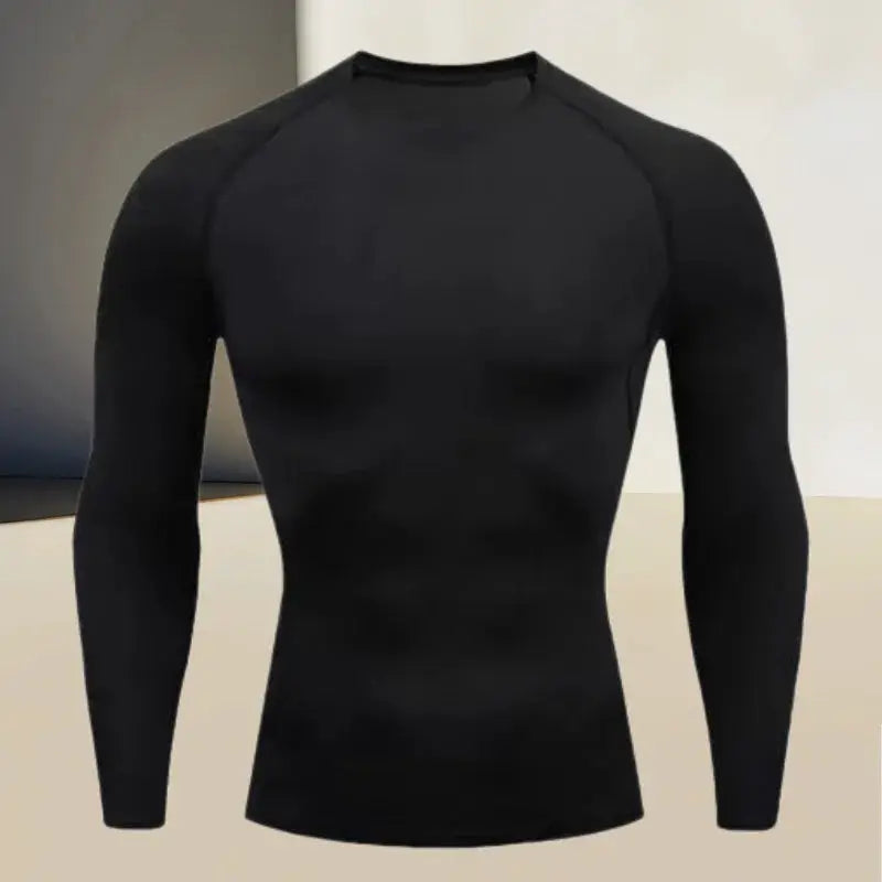 Men's compression top T-shirt, perfect for running and gym workouts, ideal choice for toned and muscular men by All Mart Bristol Ltd