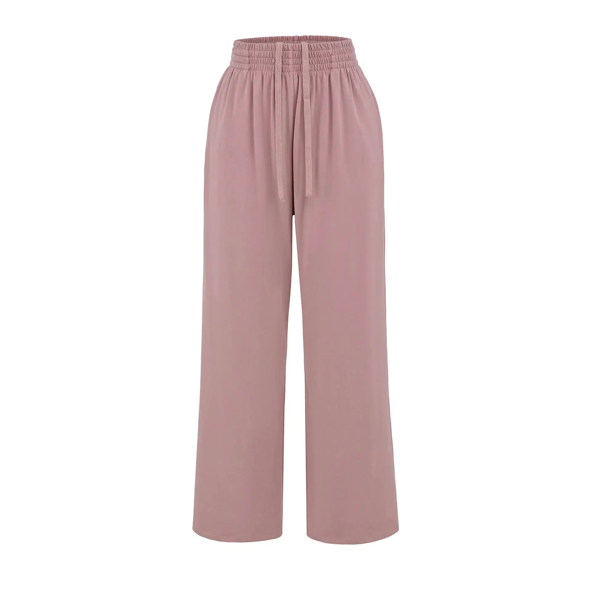 FigureFlattering Set Seductive Slimming T-Shirt Set Wide Leg High-Waisted Set Two-Piece Comfortable Chic Outfit For Women by All Mart Bristol Ltd