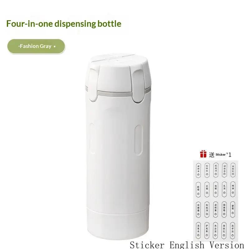 4 In 1 Travel Dispenser Portable Travel Bottles Leak Proof Leakproof Travel Container For Perfume Shampoo Conditioner Lotion by Dropshipman