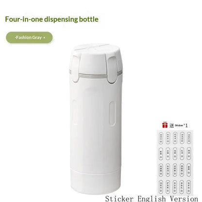 4 In 1 Travel Dispenser Portable Travel Bottles Leak Proof Leakproof Travel Container For Perfume Shampoo Conditioner Lotion by Dropshipman