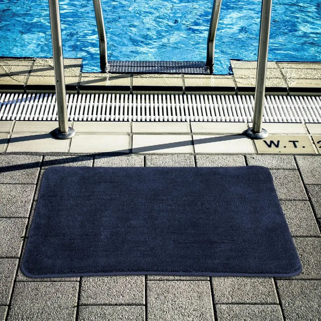 VINSANI BATH MAT 50X80cm NAVY 1010162 by Vinsani