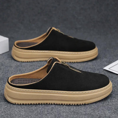 Men's Thick-Soled Elevating Casual Slip-On Slippers by Dropshipman