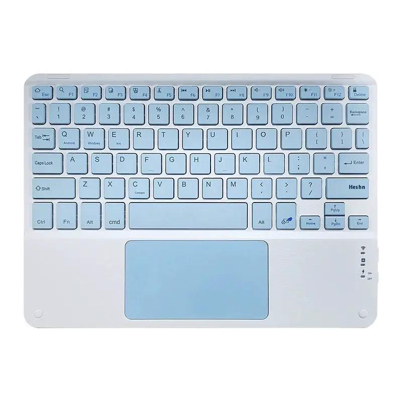 Bluetooth Keyboard With Touch For Mobile Phone Tablet Wireless Rechargeable by Dropshipman