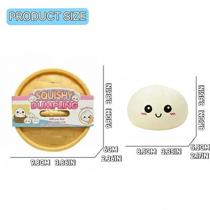 Expression Rich Giant Squishy Dumpling Blind Box, Stress Relief Toy, Soft Tpr Material, Surprise Unboxing, Valentine'S Day Gift, Easter Gift, Stress Relief Fidget by All Mart Bristol Ltd