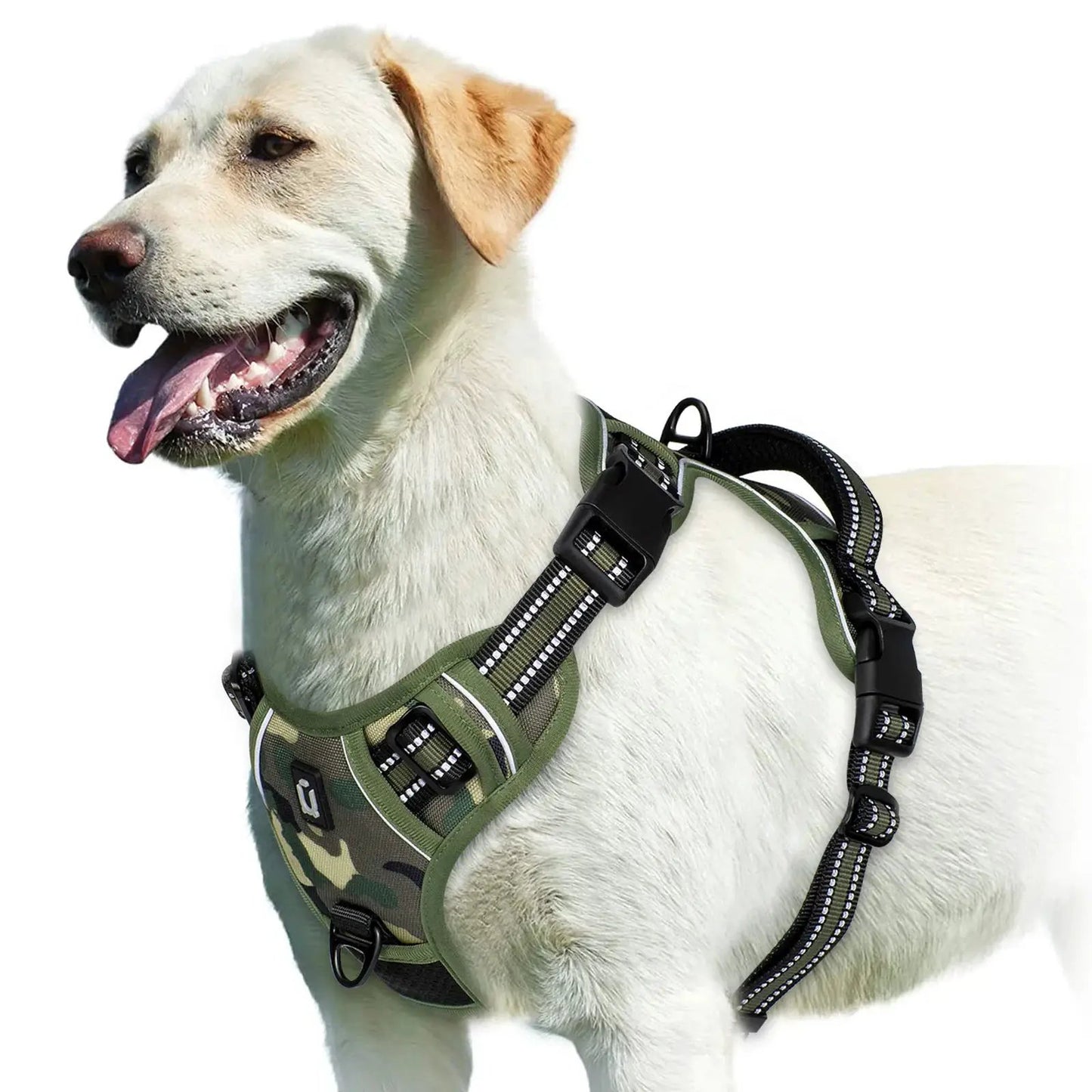 No Pull Dog Harness, Adjustable Soft Padded Pet Vest with Easy Control Handle by All Mart Bristol Ltd