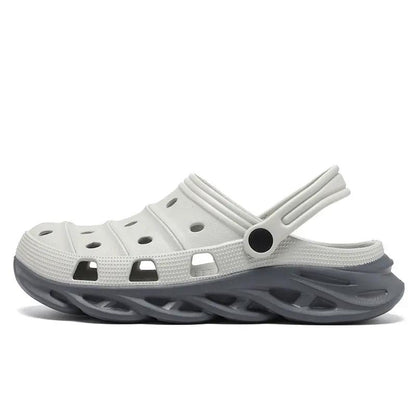 Hole Sandals Men's Non-slip Closed Toe Lightweight by Dropshipman
