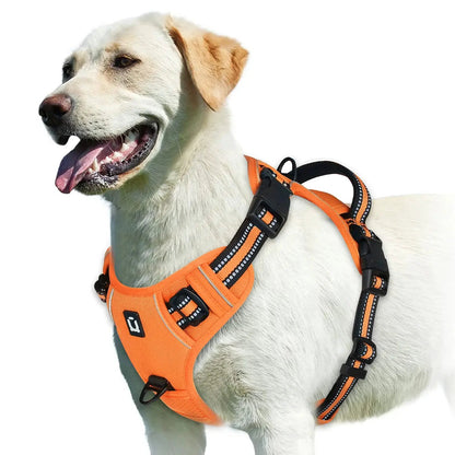 No Pull Dog Harness, Adjustable Soft Padded Pet Vest with Easy Control Handle by All Mart Bristol Ltd