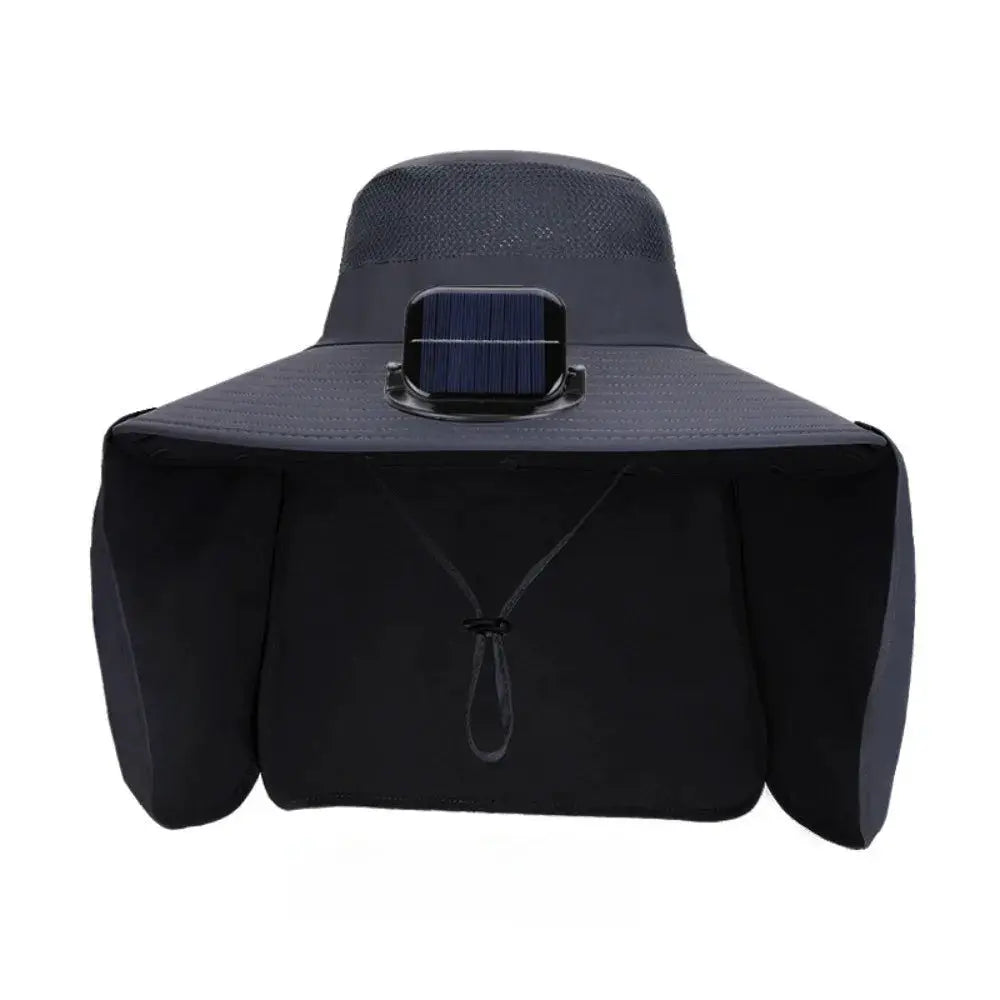 New UPF50+ Solar Fan Hat with Shawl Adjustable Wide Brim Hat Sunscreen Waterproof Fishing Hat Hiking by All Mart Bristol Ltd