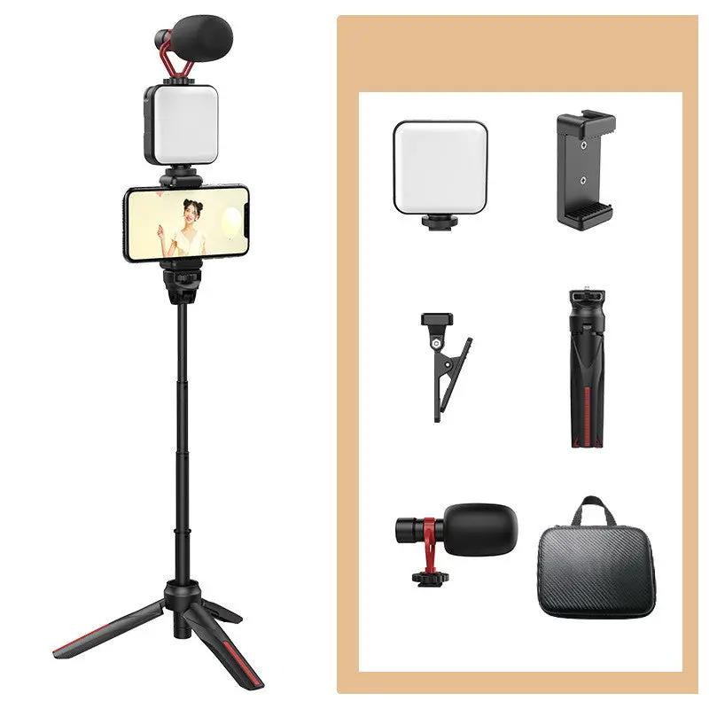 Mobile Phone Live Selfie Stick Fill Light Tripod by Dropshipman