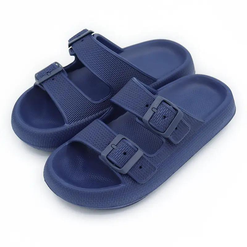 Platform Slippers Women's Summer Buckle Home Shoes Fashion Outdoor Wear Soft Bottom Sandals by Dropshipman