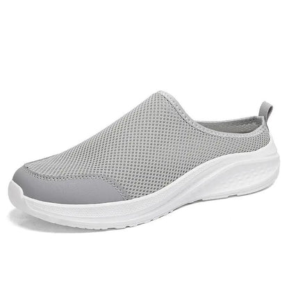 Summer Half Slippers Mesh Shoes Men's Shoes Plus Size by Dropshipman