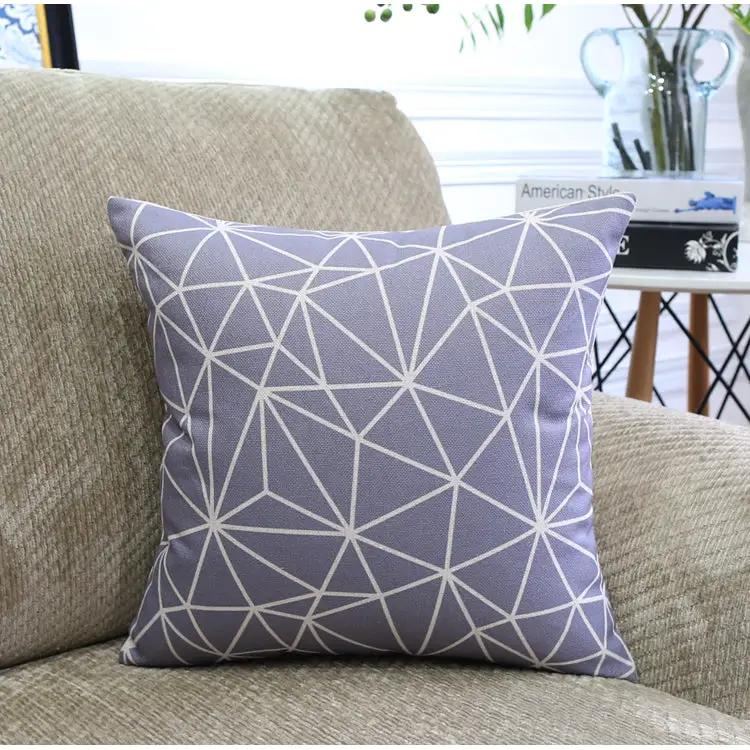 Nordic Color Geometric Throw Pillows by Dropshipman