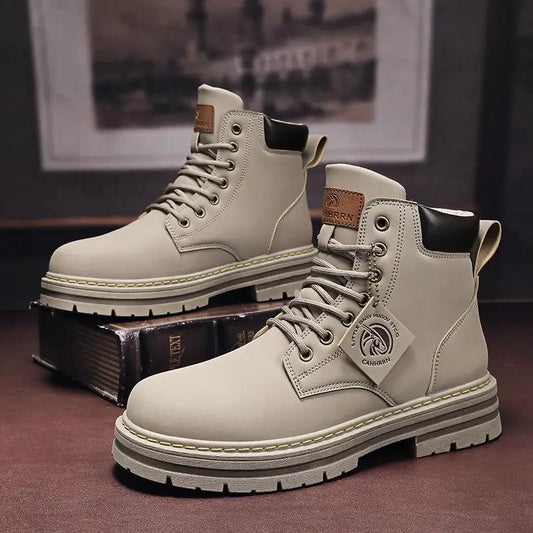 Martin Boots Men's British Style Retro by Dropshipman