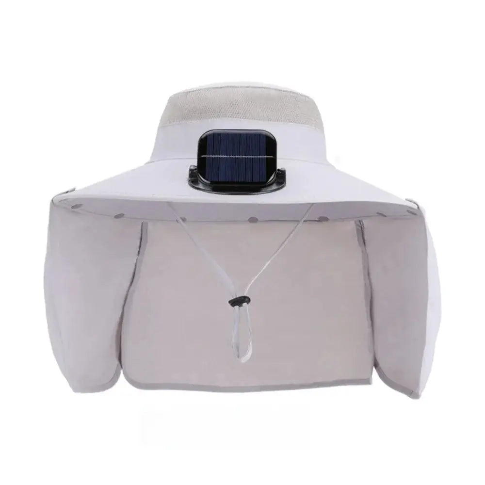 New UPF50+ Solar Fan Hat with Shawl Adjustable Wide Brim Hat Sunscreen Waterproof Fishing Hat Hiking by All Mart Bristol Ltd