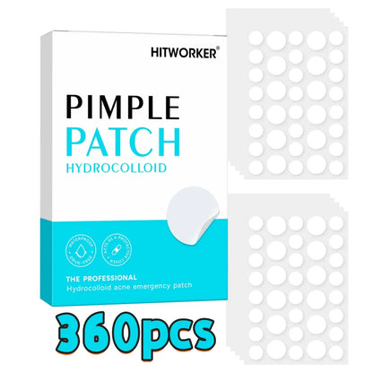 144/360/720pcs Hydrocolloid Acne Pimple Patches for Face, Effective Blemish Spot Treatment, Invisible & Skin-Friendly by All Mart Bristol Ltd