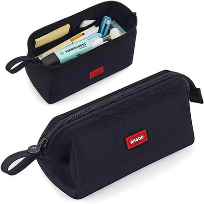 Large Capacity Pencil Case with Pen Holder Label Minimalist Student Stationery Storage Creative Stationery Storage Bag by All Mart Bristol Ltd