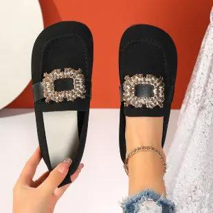 Square-toe Loafers With A Round Toe by Dropshipman