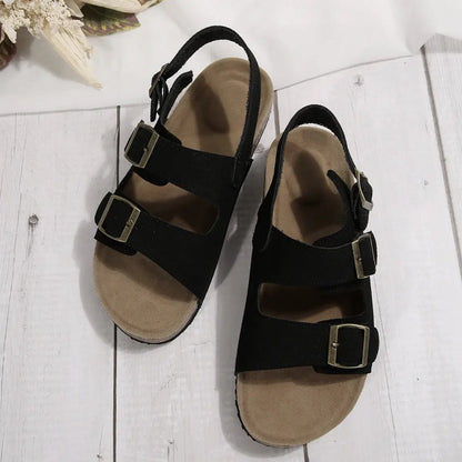 Cork Beach Sandals Korean Style Women's Sandals by Dropshipman