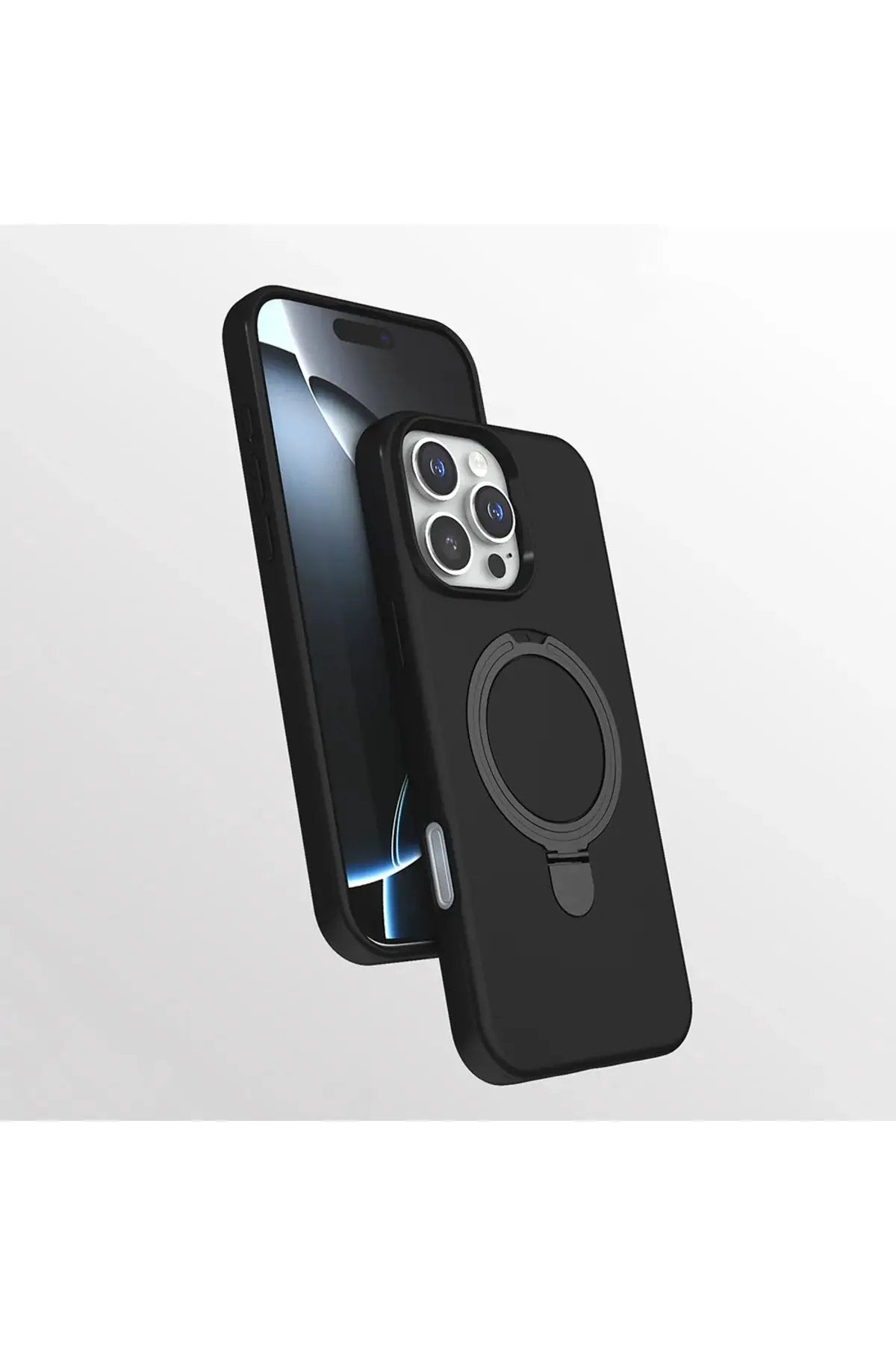 Iphone 16 Pro Case with Magnetic Charging and Ring Stand - Samara Cover by All Mart Bristol Ltd