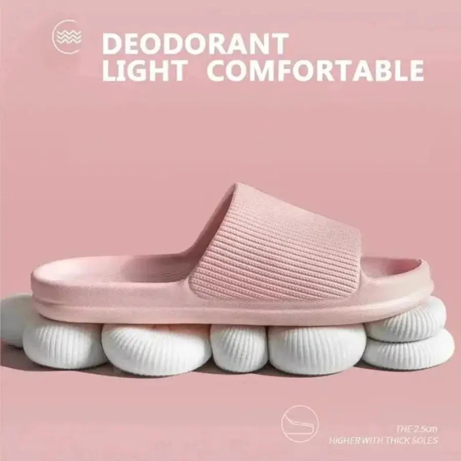 Soft Sole Massage Shower Shoes for Women Men Couples Waterproof Non-slip Home Leisure Fashion Bathroom Slippers by All Mart Bristol Ltd