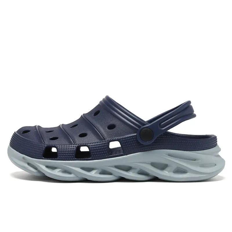 Hole Sandals Men's Non-slip Closed Toe Lightweight by Dropshipman