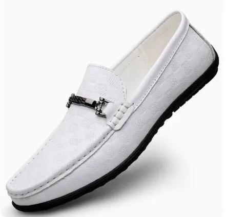 Slip-On Business Men's Soft Surface Casual Plus Size Loafers Leather Shoes by Dropshipman