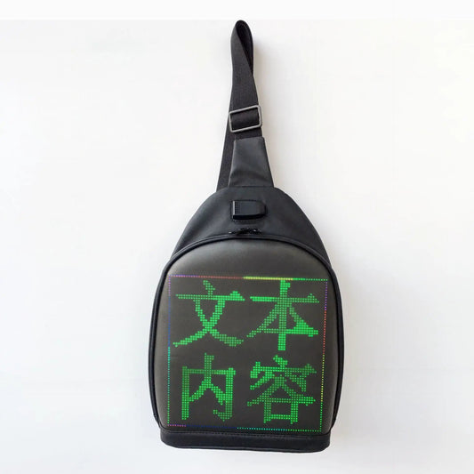 LED Chest Bag Crossbody Electronic Screen by Dropshipman