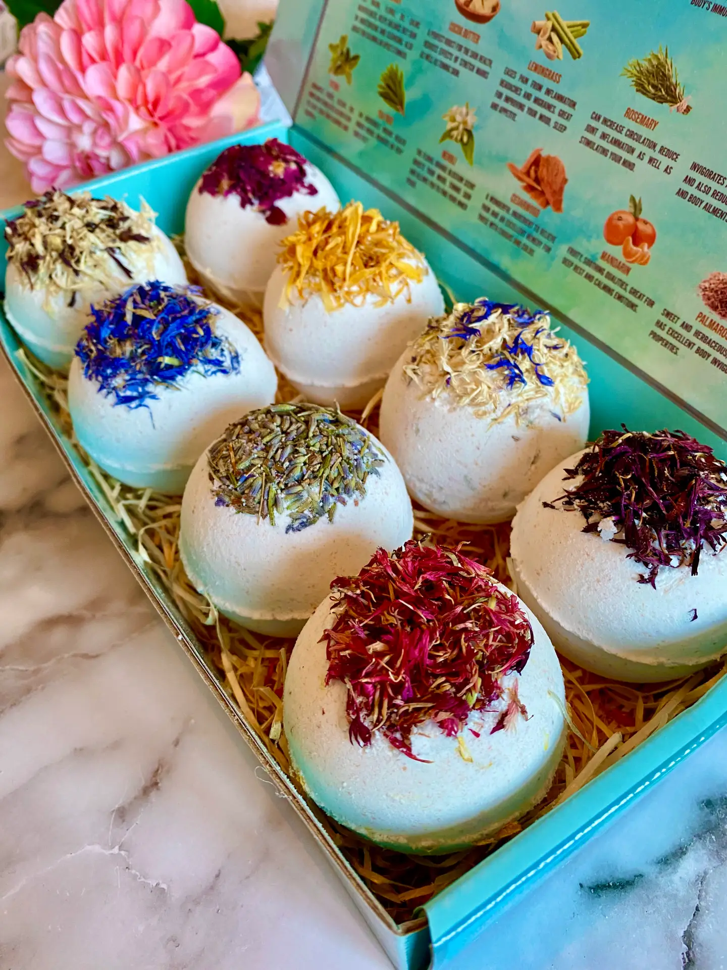 Luxury Therapeutic 'Purity' Bath Bomb Gift Set by All Mart Bristol Ltd