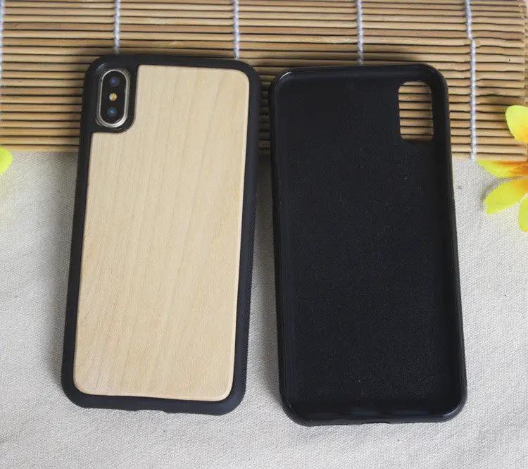 Wooden case TPU phone case by Dropshipman