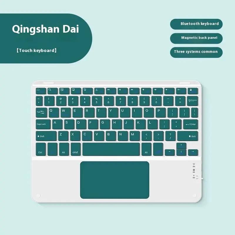 Bluetooth Keyboard With Touch For Mobile Phone Tablet Wireless Rechargeable by Dropshipman