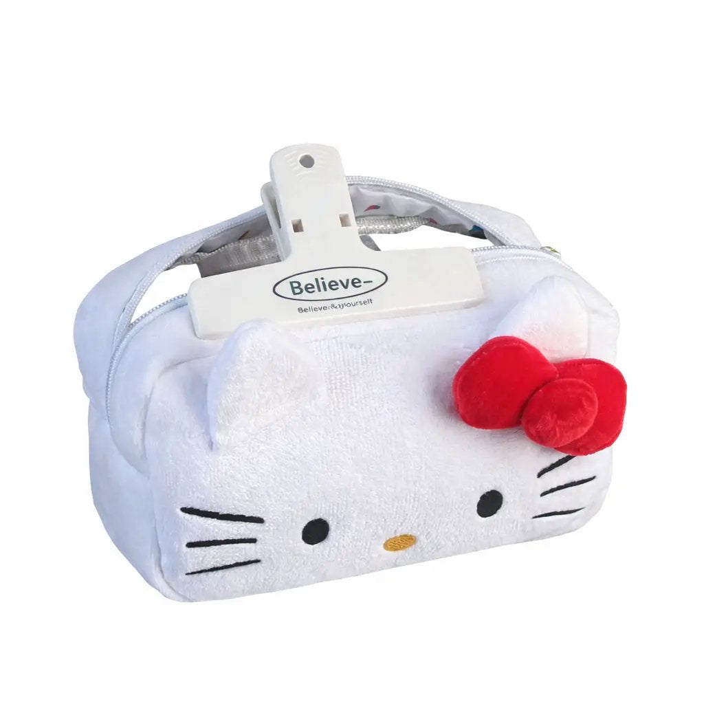 Cute Cartoon Cat Plush Pencil Case Large Capacity Stationery Bag Girls Kids UK by All Mart Bristol Ltd