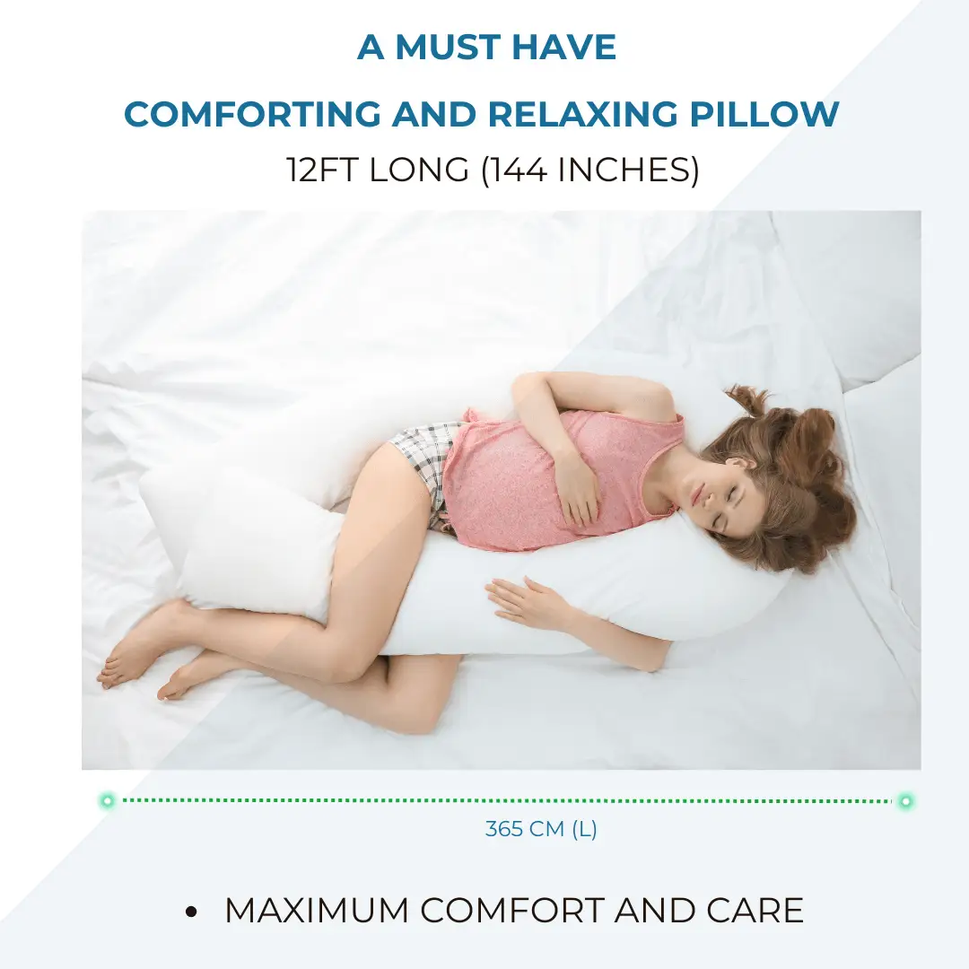 12 FT Maternity Pillow / Pregnancy Pillow - No Case by For Your Little One