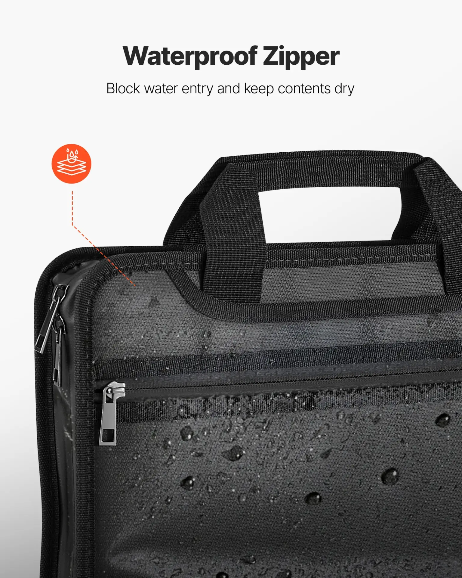 VEVOR Fireproof Document Bag, 1832 ℉ Heat Insulated Fireproof & Waterproof Bag, Portable Multi-Layer File Storage Security Organizer Home Office Travel Use, for Passports, Important Documents, Files by All Mart Bristol Ltd