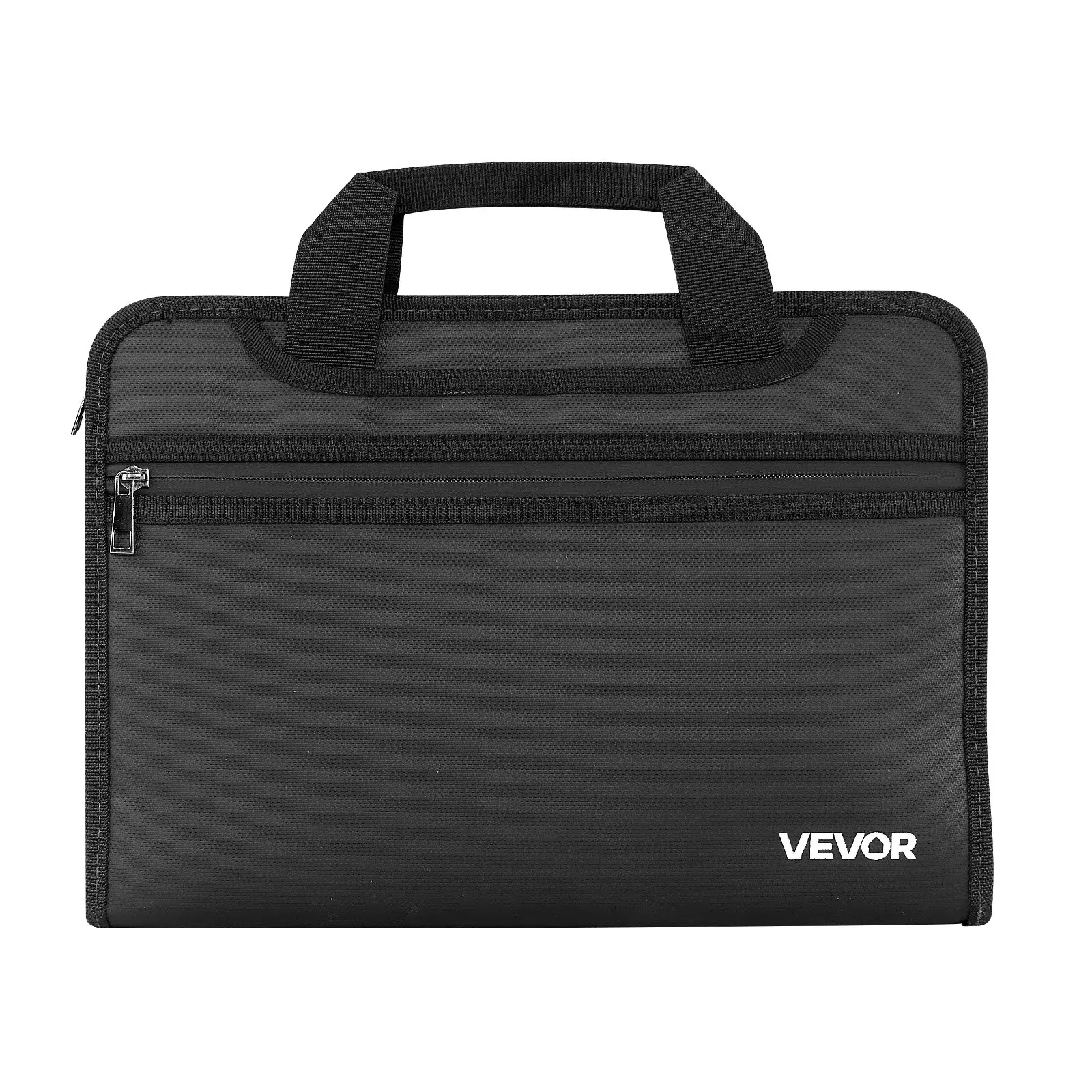 VEVOR Fireproof Document Bag, 1832 ℉ Heat Insulated Fireproof & Waterproof Bag, Portable Multi-Layer File Storage Security Organizer Home Office Travel Use, for Passports, Important Documents, Files by All Mart Bristol Ltd