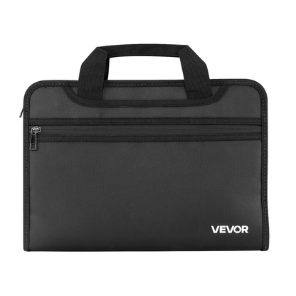 VEVOR Fireproof Document Bag, 1832 ℉ Heat Insulated Fireproof & Waterproof Bag, Portable Multi-Layer File Storage Security Organizer Home Office Travel Use, for Passports, Important Documents, Files by All Mart Bristol Ltd