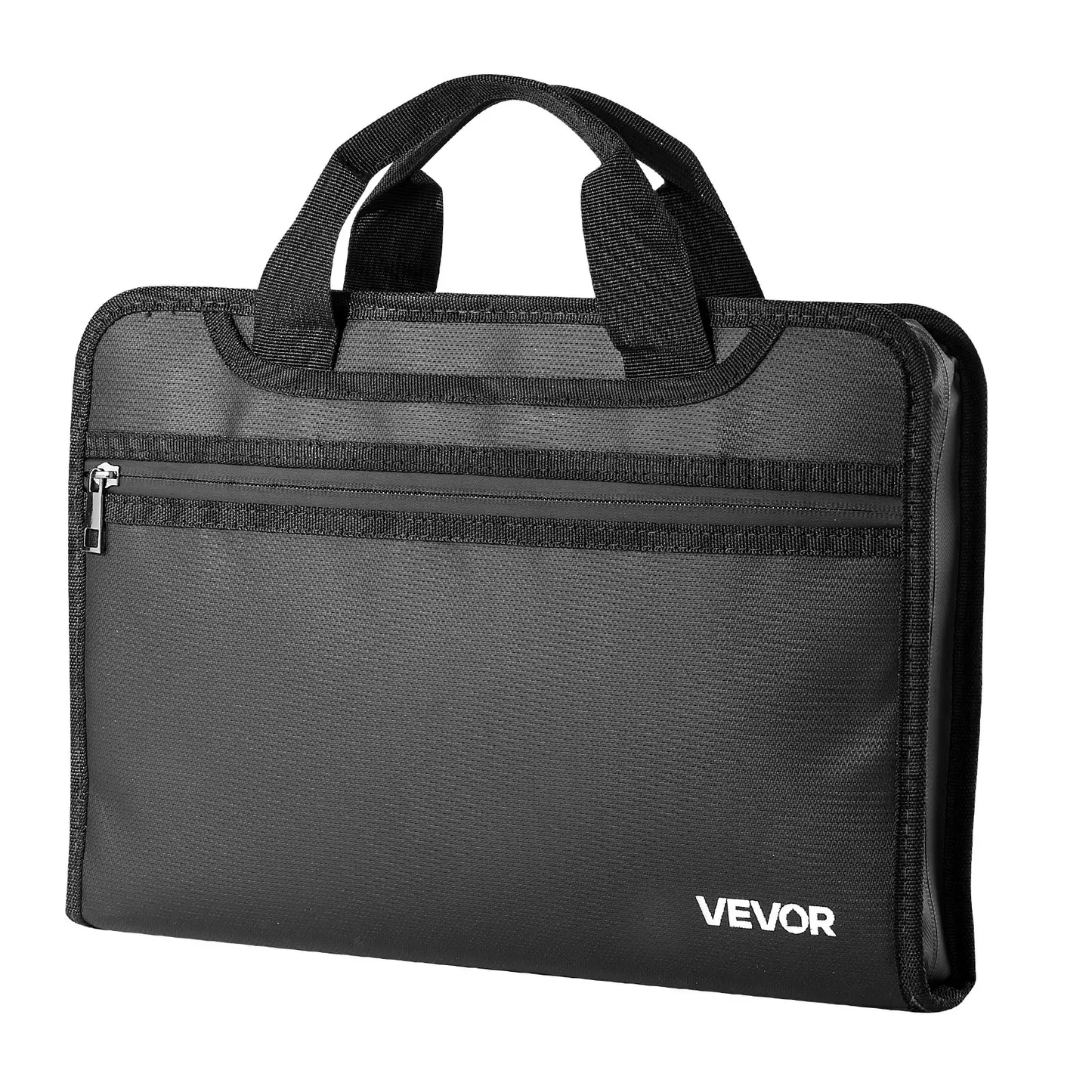 VEVOR Fireproof Document Bag, 1832 ℉ Heat Insulated Fireproof & Waterproof Bag, Portable Multi-Layer File Storage Security Organizer Home Office Travel Use, for Passports, Important Documents, Files by All Mart Bristol Ltd
