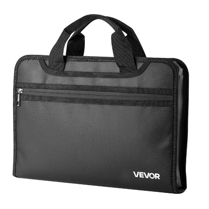 VEVOR Fireproof Document Bag, 1832 ℉ Heat Insulated Fireproof & Waterproof Bag, Portable Multi-Layer File Storage Security Organizer Home Office Travel Use, for Passports, Important Documents, Files by All Mart Bristol Ltd